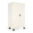 ALERA Assembled Mobile Storage Cabinet, with Adjustable Shelves 36w x 24d x 66h, Putty
