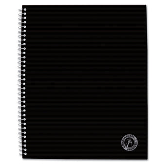 Deluxe Sugarcane Based Notebooks, Coated Bagasse Cover, 1-Subject, Medium/College Rule, Black Cover, (100) 11 x 8.5 Sheets Flipcost Flipcost