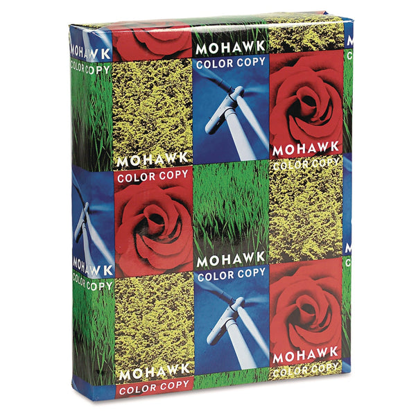 MOHAWK FINE PAPERS Color Copy 98 Paper and Cover Stock, 98 Bright, 28 lb Bond Weight, 8.5 x 11, Bright White, 500/Ream