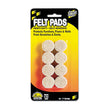 MASTER CASTER COMPANY Scratch Guard Felt Pads, 1" dia, Circular, Beige, 16/Pack