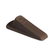 MASTER CASTER COMPANY Big Foot Doorstop, No Slip Rubber Wedge, 2.25w x 4.75d x 1.25h, Brown, 2/Pack