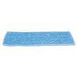 RUBBERMAID COMMERCIAL PROD. Economy Wet Mopping Pad, Microfiber, 18", Blue