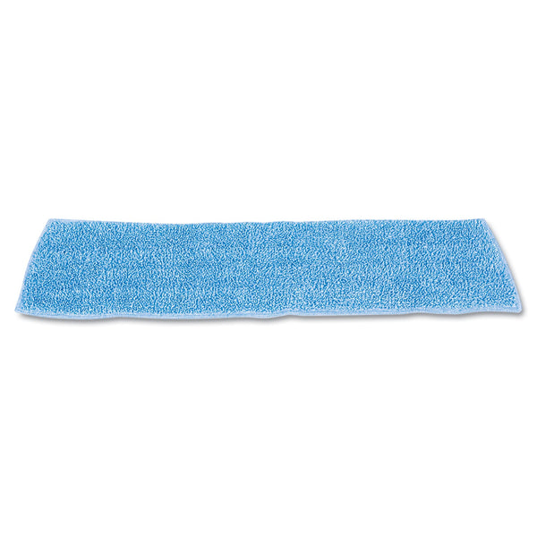RUBBERMAID COMMERCIAL PROD. Economy Wet Mopping Pad, Microfiber, 18", Blue