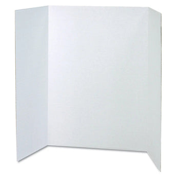 PACON CORPORATION Spotlight Corrugated Presentation Display Boards, 48 x 36, White, 4/Carton