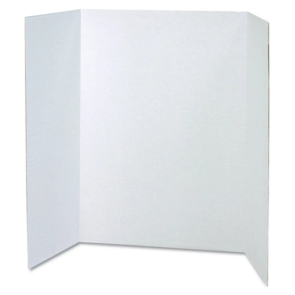 PACON CORPORATION Spotlight Corrugated Presentation Display Boards, 48 x 36, White, 4/Carton