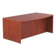 ALERA Alera Valencia Series Bow Front Desk Shell, 71" x 41.38" x 29.63", Medium Cherry