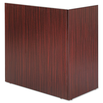 ALERA Alera Valencia Reversible Reception Return, 44.13w x 23.63d x 41.5h, Mahogany