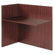 ALERA Alera Valencia Reversible Reception Return, 44.13w x 23.63d x 41.5h, Mahogany