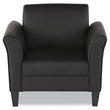 ALERA Alera Reception Lounge Sofa Series Club Chair, 35.43" x 30.7" x 32.28", Black Seat, Black Back, Black Base