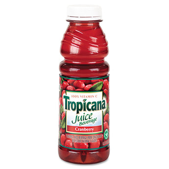PEPSICO Juice Beverage, Cranberry, 15.2oz Bottle, 12/Carton