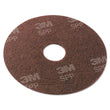 3M/COMMERCIAL TAPE DIV. Surface Preparation Pad, 13" Diameter, Maroon, 10/Carton