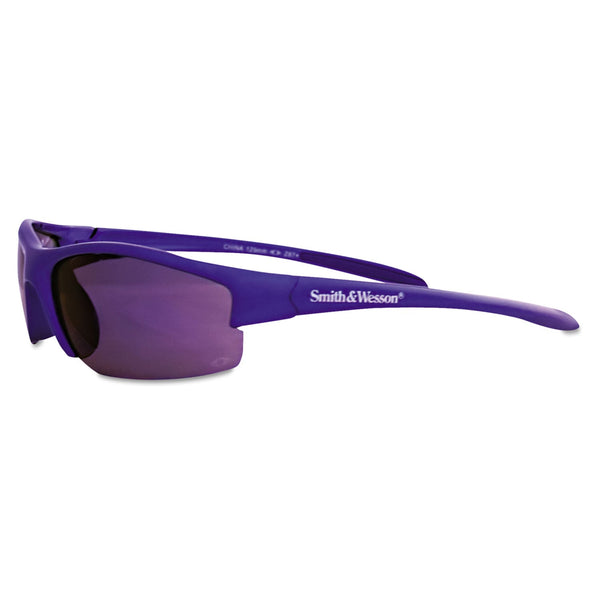 Smith & Wesson® Equalizer Safety Eyewear, Blue Frame, Blue Mirror Lens