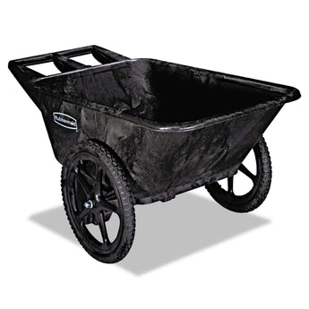 RUBBERMAID COMMERCIAL PROD. Big Wheel Agriculture Wheelbarrow, 300 lb Capacity, 32.75