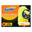 Heavy Duty Dusters Refill, Dust Lock Fiber, Yellow, 6/Box, 4 Boxes/Carton