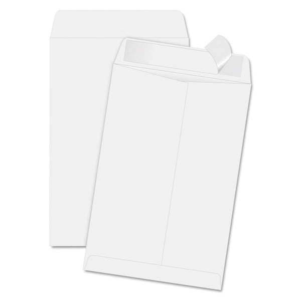 QUALITY PARK PRODUCTS Redi-Strip Catalog Envelope, #1 3/4, Cheese Blade Flap, Redi-Strip Adhesive Closure, 6.5 x 9.5, White, 100/Box