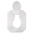 HOSPECO Health Gards Toilet Seat Covers, Half-Fold, 14.25 x 16.5, White, 250/Pack, 4 Packs/Carton