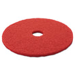 3M/COMMERCIAL TAPE DIV. Low-Speed Buffer Floor Pads 5100, 20" Diameter, Red, 5/Carton