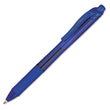 PENTEL OF AMERICA EnerGel-X Gel Pen, Retractable, Bold 1 mm, Blue Ink, Translucent Blue/Blue Barrel, Dozen