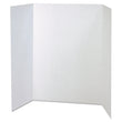 PACON CORPORATION Spotlight Corrugated Presentation Display Boards, 48 x 36, White, 4/Carton