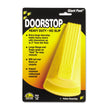 MASTER CASTER COMPANY Giant Foot Doorstop, No-Slip Rubber Wedge, 3.5w x 6.75d x 2h, Safety Yellow