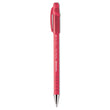 SANFORD FlexGrip Ultra Recycled Ballpoint Pen, Stick, Medium 1 mm, Red Ink, Red Barrel, Dozen