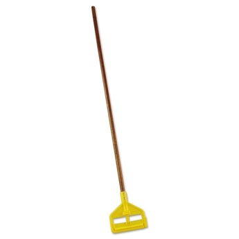 RUBBERMAID COMMERCIAL PROD. Invader Wood Side-Gate Wet-Mop Handle, 54