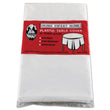 TABLEMATE PRODUCTS, CO. Table Set Round Table Cover, Plastic, 84" Diameter, White, 6/Pack