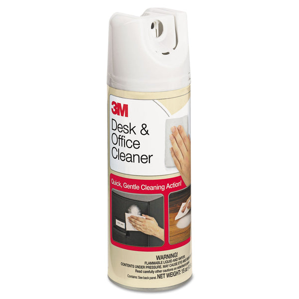 3M/COMMERCIAL TAPE DIV. Desk and Office Spray Cleaner, 15 oz Aerosol Spray, 12/Carton