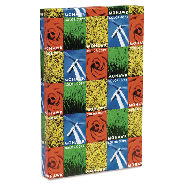 MOHAWK FINE PAPERS Color Copy 98 Paper and Cover Stock, 98 Bright, 80 lb Cover Weight, 11 x 17, 250/Pack