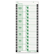LATHEM TIME CORPORATION Time Clock Cards for Lathem Time 800P, One Side, 4 x 9, 100/Pack
