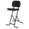 ALERA Alera IL Series Height-Adjustable Folding Stool, Supports Up to 300 lb, 27.5" Seat Height, Black