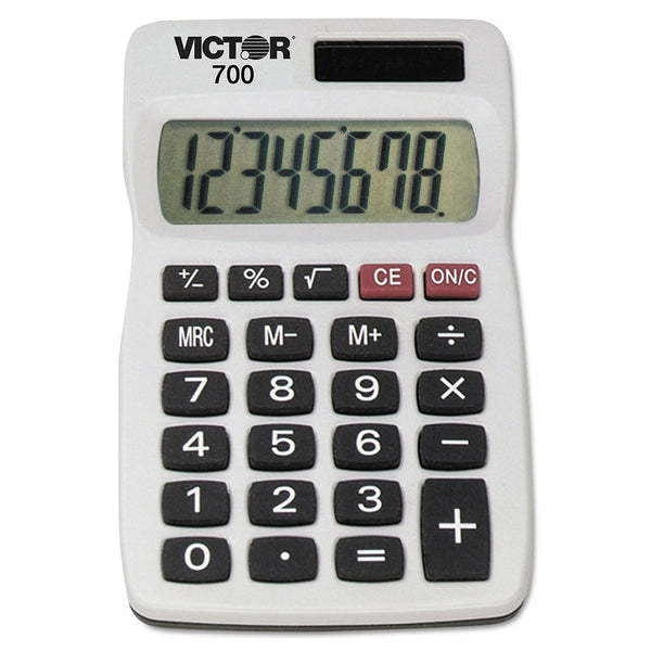 VICTOR TECHNOLOGY LLC 700 Pocket Calculator, 8-Digit LCD