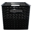ADVANTUS CORPORATION Weave Bins, 13.88 x 10.5 x 8.75, Black, 2/Pack