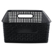 ADVANTUS CORPORATION Weave Bins, 14.25 x 10.25 x 4.75, Black, 2/Pack