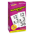 TREND ENTERPRISES, INC. Skill Drill Flash Cards, Multiplication, 3 x 6, Black and White, 91/Pack