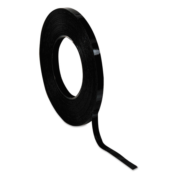 Chartpak® Graphic Chart Tapes, 1" Core, 0.13" x 27 ft, Matte Black