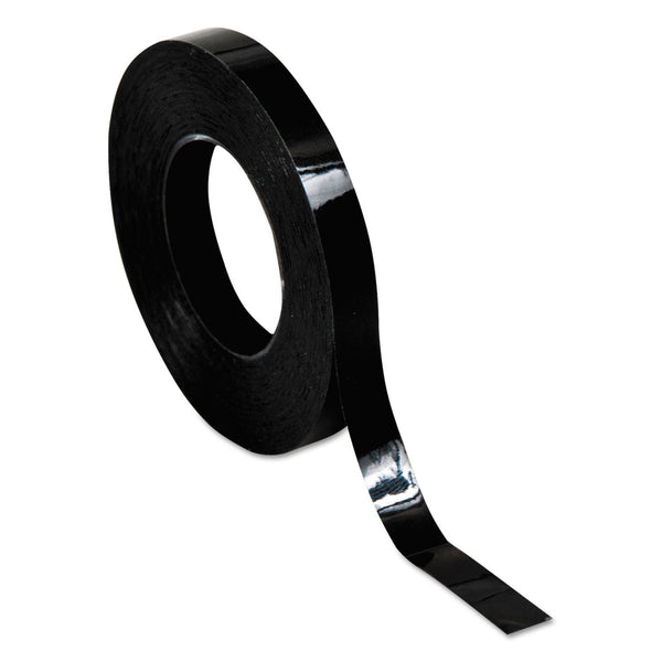 Chartpak® Graphic Chart Tapes, 1" Core, 0.25" x 27 ft, Gloss Black