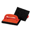 3M/COMMERCIAL TAPE DIV. Scotchbrick Griddle Scrubber 9537, 4 x 6 x 3, Red/Black, 12/Carton