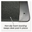 ARTISTIC LLC Executive Desk Pad with Antimicrobial Protection, Leather-Like Side Panels, 36 x 20,