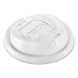 DART Optima Reclosable Lid, Fits 12 oz to 24 oz Foam Cups, White, 100/Pack