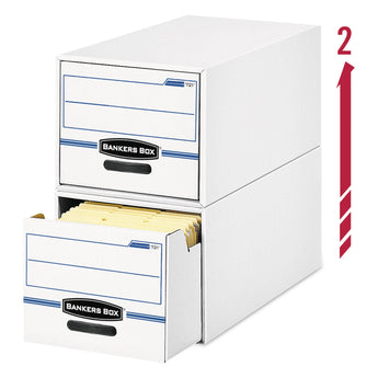 FELLOWES MFG. CO. STOR/DRAWER Basic Space-Savings Storage Drawers, Letter Files, 14