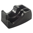 OFFICEMATE INTERNATIONAL CORP. Recycled 2-in-1 Heavy Duty Tape Dispenser, 1" and 3" Cores, Plastic, Black