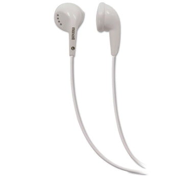 MAXELL CORP. OF AMERICA EB-95 Stereo Earbuds, 4 ft Cord, White