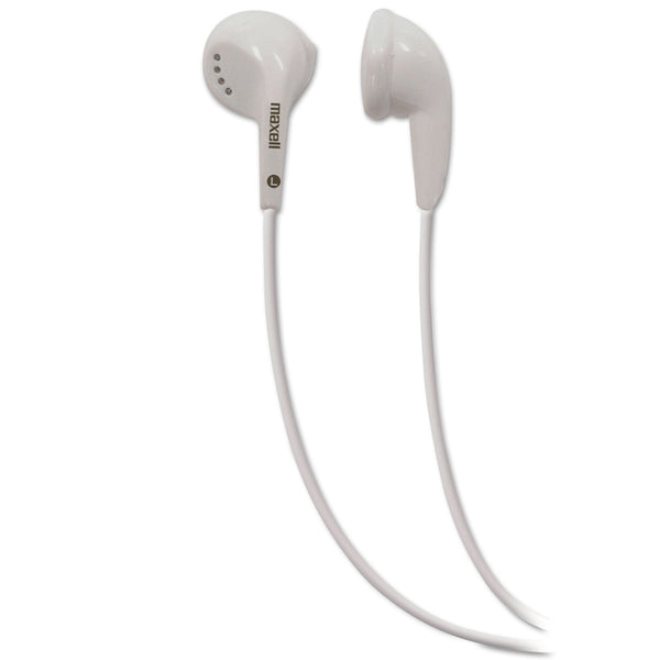 MAXELL CORP. OF AMERICA EB-95 Stereo Earbuds, 4 ft Cord, White