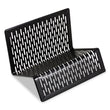 ARTISTIC LLC Urban Collection Punched Metal Business Card Holder, Holds 50 2 x 3.5 Cards, Perforated Steel, Black