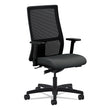HON COMPANY Ignition Series Mesh Mid-Back Work Chair, Supports Up to 300 lb, 17.5" to 22" Seat Height, Iron Ore Seat, Black Back/Base