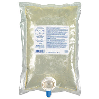 GO-JO INDUSTRIES Ultimate Shampoo and Body Wash, Herbal Scent, 1,000 mL Refill, 8/Carton