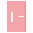 Smead™ AlphaZ Color-Coded Second Letter Alphabetical Labels, I, 1 x 1.63, Pink, 10/Sheet, 10 Sheets/Pack