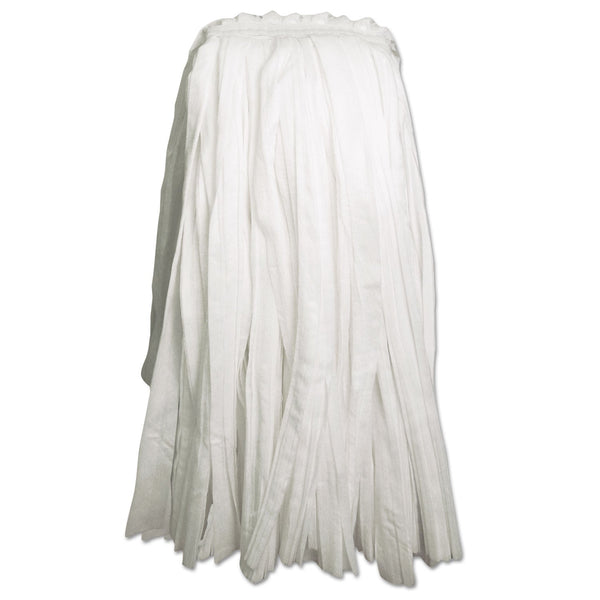 Boardwalk® Cut-End Wet Mop Head, Rayon/Polyester, Non-Woven, White, 20oz