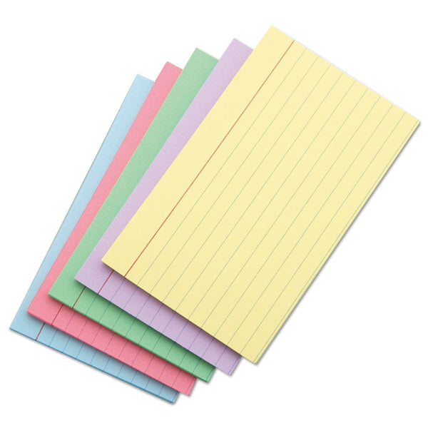 Index Cards, Ruled, 5 x 8, Assorted, 100/Pack Flipcost Flipcost